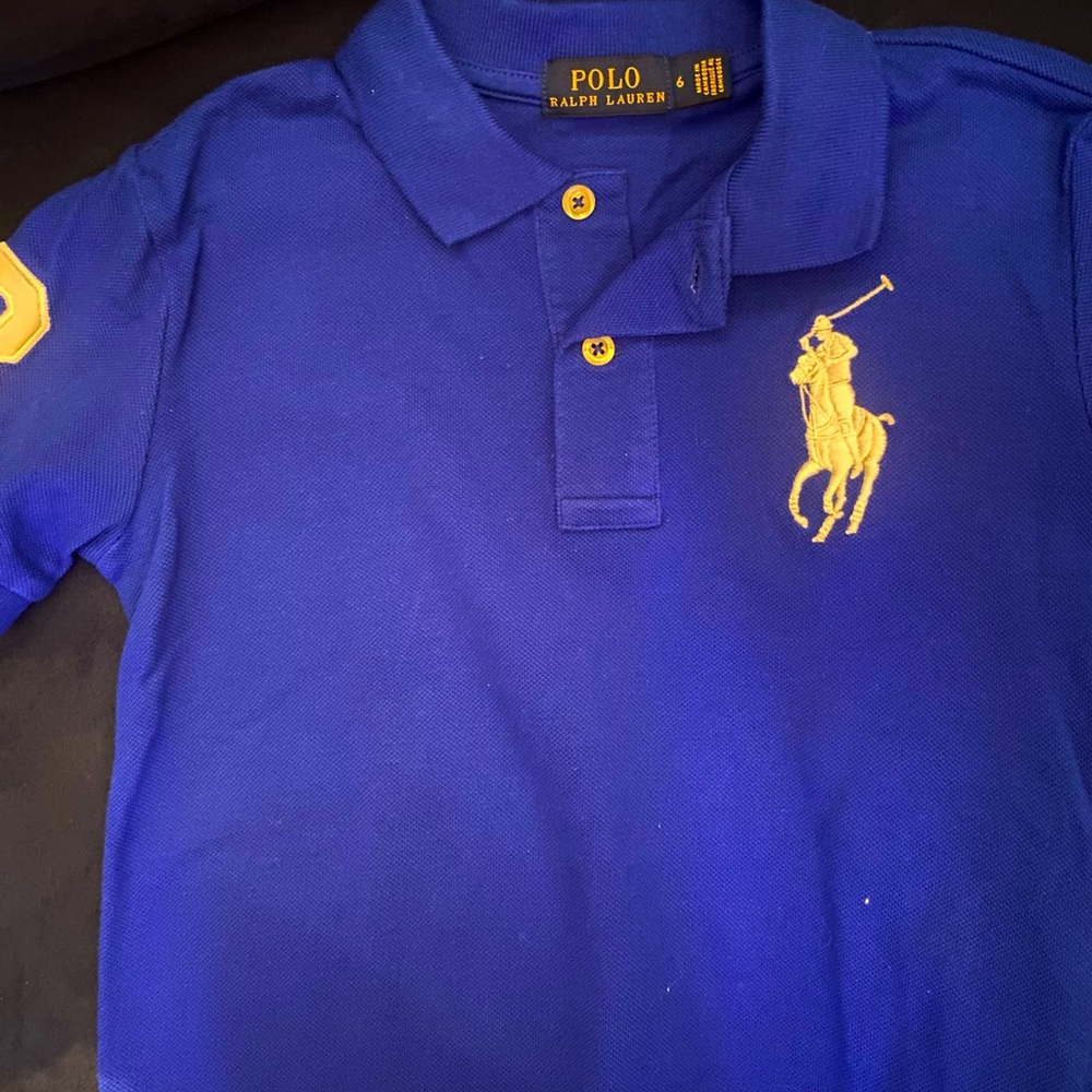 Boys Blue Polo